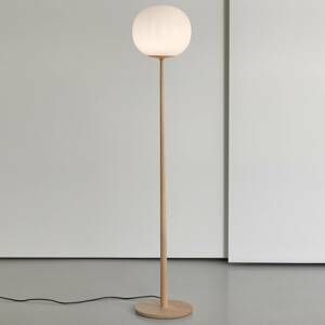 Luceplan Luceplan Lita stojací lampa stínidlo 42 cm, jasan