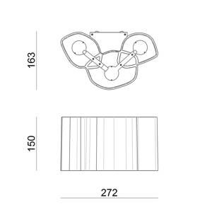 Stilnovo LED nástěnné světlo Honey 27,2 cm