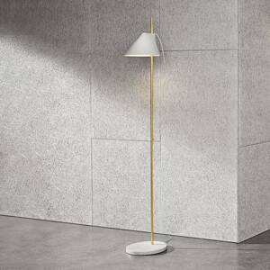 Louis Poulsen Louis Poulsen stojací lampa Yuh Brass, bílá