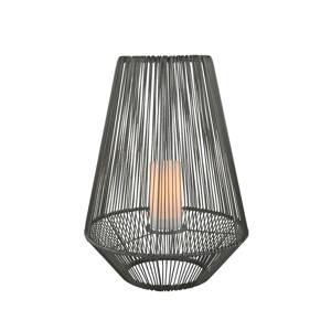 Reality Leuchten LED solární stolní lampa Mineros, šedá, výška 51cm