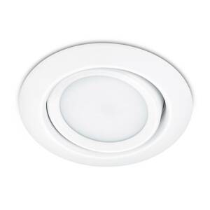 Trio Lighting Kulatý vestavný LED downlight Rila v bílé barvě