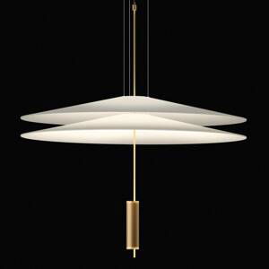 Vibia Vibia Flamingo LED závěsné světlo 2 stínidla zlatá