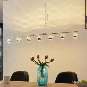 Lucande Lucande Kilio LED závěsné světlo, 7 zdrojů, zlatá