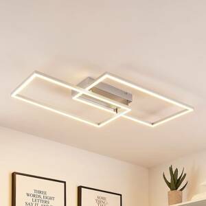 Lucande Lucande Muir LED stropní svítidlo, obdélník, CCT