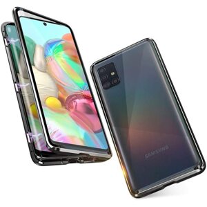 Magnetický kryt pro Samsung Galaxy A71 černý