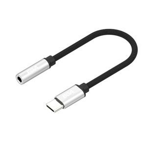 EGA Y01 Silver - redukce z USB-C na Jack sluchátkový konektor