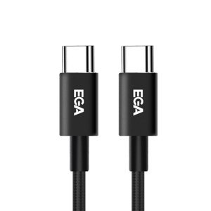 Nabíjecí kabel USB-C/USB-C - 2m - 240W - EGA D902