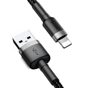 Baseus Cafule Cable USB for Lightning 2.4A 0.5m Grey-Black