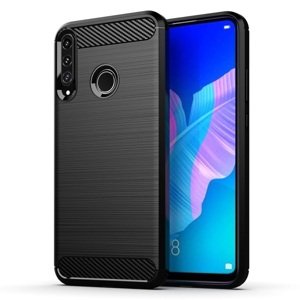 Pouzdro silikon Huawei P40 Lite E Forcell Carbon s výztuhou černé