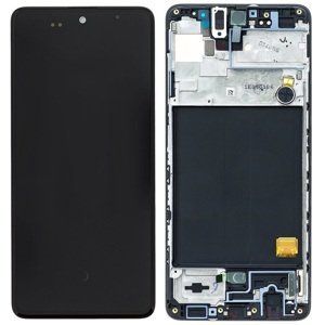 LCD display Samsung A515 Galaxy A51 + dotyk. folie Service Pack Original černý