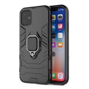 Pouzdro silikon Apple iPhone 12 Mini 5.4 Ring Armor Case černé