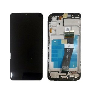 LCD display Samsung A037 Galaxy A03s + dotyk + přední kryt Original Service Pack černý