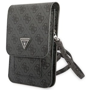 Pouzdro Guess 4G Triangle Logo Phone Bag Universal GUWBP4TMGR Black