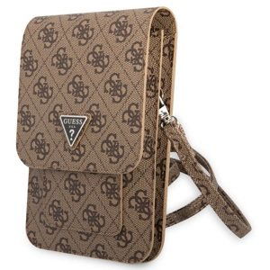 Pouzdro Guess 4G Triangle Logo Phone Bag Universal GUWBP4TMBR Brown