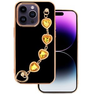 Pouzdro silikon Apple iPhone 13 Deco Chain Loop vzor 2 černé