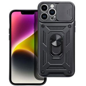 Pouzdro silikon Xiaomi Redmi Note 11, Redmi Note 11S Slide Armor Cam Shield černé