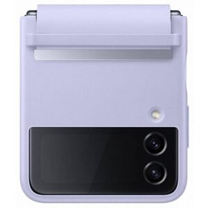 Samsung Z Flip4 kožené zadní Serene Purple EF-VF721LLEGWW