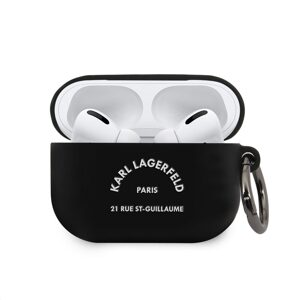 Pouzdro Karl Lagerfeld Rue St Guillaume pro Apple Airpods PRO Black