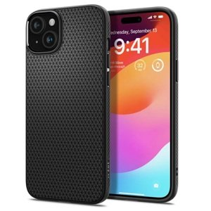 Pouzdro Apple iPhone 15 SPIGEN Liquid Air ACS06790 Matte Black