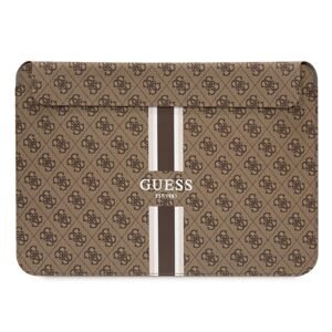 Pouzdro na notebook - Guess, 13-14 4G Printed Stripes Brown GUCS14P4RPSW