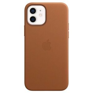 Pouzdro Apple MHKF3FE/A kožený kryt MagSafe Apple iPhone 12, iPhone 12 PRO Saddle Brown