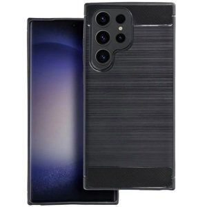 Pouzdro silikon Samsung S926 Galaxy S24 Plus Forcell Carbon s výztuhou černé