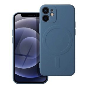 Pouzdro silikon Apple iPhone 12 Mini Magsafe kompatibilní modrý