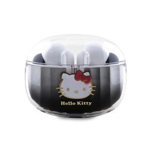 Sluchátka Bluetooth Hello Kitty True Wireless Kitty Head Logo Stereo Earphones Black