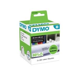 Štítky pro LabelWriter Dymo - 89 x 36 mm, bílé, 2 x 260 ks