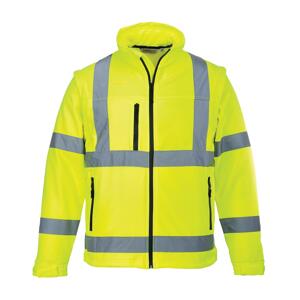 Bunda Hi-Vis  S428 - softshel, žlutá, vel. S