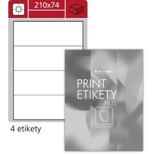 SK Label Univerzální etikety S&K Label - bílé, 210 x 74,2 mm, 400 ks