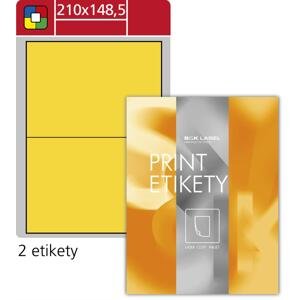 SK Label Univerzální etikety S&K Label - žluté, 210 x 148 mm, 200 ks