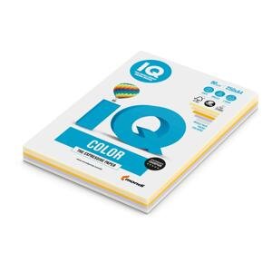 Barevný papír IQ Color A4 - mix 5 trendových barev, 80 g/m2, 250 listů