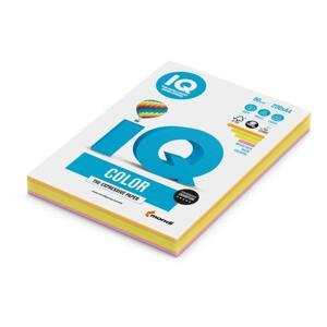 Barevný papír IQ Color A4 - mix 4 neonových barev, 80 g/m2, 200 listů