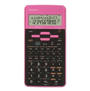 Vědecká kalkulačka Sharp EL-531TH - 10 míst, růžová