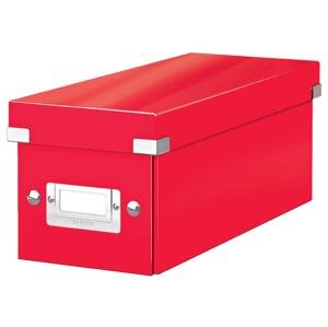 Krabice na CD Click & Store Leitz WOW - A4, červená