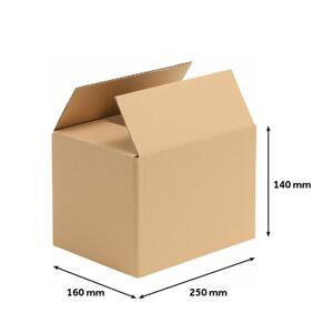 Klopová krabice - 3vrstvá, 256 x 166 x 150 mm, 1 ks