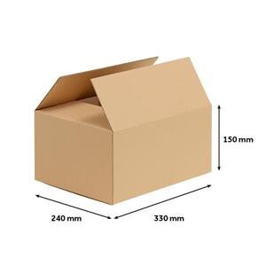 Klopová krabice - 3vrstvá, A4, 336 x 246 x 160 mm, 1 ks