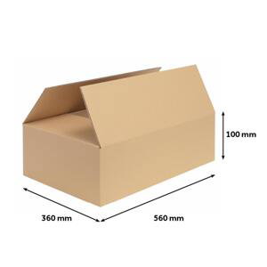 Klopová krabice - 5vrstvá, 573 x 373 x 125 mm, 1 ks