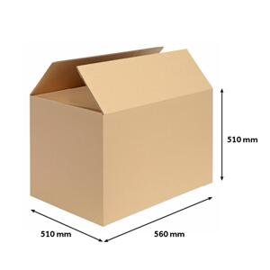 Klopová krabice - 5vrstvá, 573 x 523 x 535 mm, 1 ks