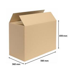 Klopová krabice - 5vrstvá, 598 x 398 x 475 mm, 1 ks