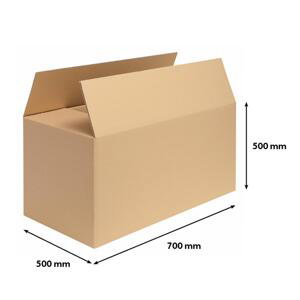 Klopová krabice - 5vrstvá, 713 x 513 x 525 mm, 1 ks