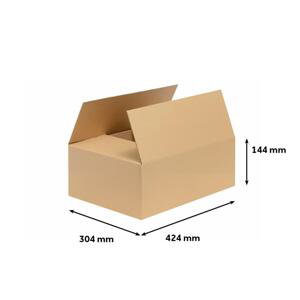 Klopová krabice - 3vrstvá, A3, 430 x 310 x 154 mm, 1 ks