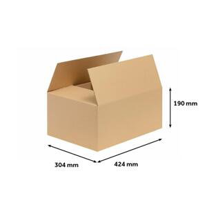 Klopová krabice - 3vrstvá, A3,  430 x 310 x 200 mm, 1 ks