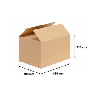 Klopová krabice - 3vrstvá, A3, 434 x 310 x 344 mm, 1 ks