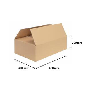 Klopová krabice - 5vrstvá, 600 x 400 x 200 mm, 1 ks