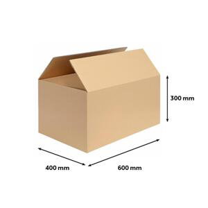 Klopová krabice - 5vrstvá, 600 x 400 x 300 mm, 1 ks