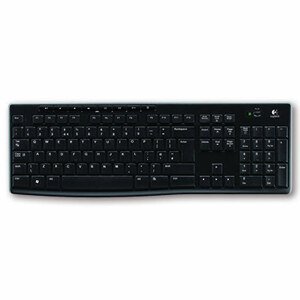 Bezdrátová klávesnice Logitech K270 - černá