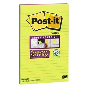 Bločky Post-it Super Sticky citrus/fuchsie, 2x45 lístků