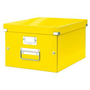 Leitz Box CLICK-N-STORE A4, WOW, žlutý